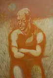 Roderick Malcolm Shaw, Portrait of James Cant (Revisited), 1968, Oil on Board