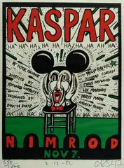 Kaspar (Nimrod Series) by Martin Sharp, 1982, S/Print 550/1000, offered Jul 2024