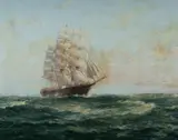 John Charles Allcot, Donald Mackay, Oil on Canvas on Board