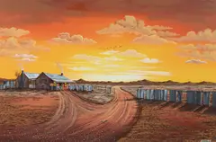 John Dynon, In For Tea, 2009, Oil on Canvas on Board