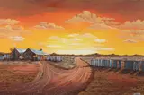 John Dynon, In For Tea, 2009, Oil on Canvas on Board