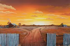 John Dynon, Road to Riches, 2009, Oil on Canvas on Board