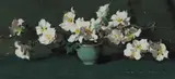 Alan Douglas Baker, Gardenia Blossom, Oil on Board