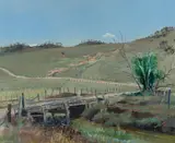 Frederic Bates, Hillside at Peel, Oil on Canvas