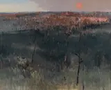 Frederic Bates, On Madden's Plain 3, Oil on Canvas