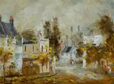 Wilmotte Williams, Falling Leaves, Paddington, Oil on Canvas Board
