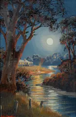 Moonlight Sparkle by John Bradley, 2010, Oil on Canvas on Board, sold Jul 2024