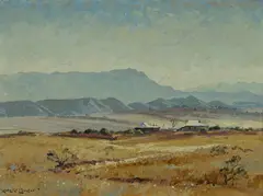 Robert Lovett, Arkaba Country, Hawker SA, Oil on Board