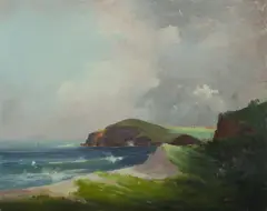 (2) by Allan Waite, Oil on Board (2), sold Jul 2024