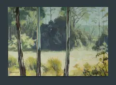 Brian Blanchard, (13), Portfolio of various drawings, trial prints and an oil on board painting