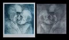 (2) by David Boyd, Original Zinc Etching Plate & Original Etching 49/60 (2), offered Jul 2024