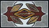 Bruce Mantu Wangurra, Dhalimbu (Clam Shells), 1990, Acrylic on Canvas