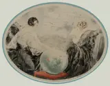 Poissons Japonais (Japanese Fish) by Louis Icart, 1928, Colour Etching No.295, sold Jul 2024