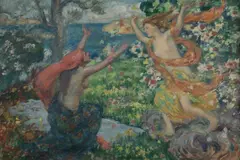 Rupert Bunny, Ceres and Persephone, c.1918, Oil on Canvas