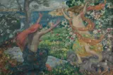 Rupert Bunny, Ceres and Persephone, c.1918, Oil on Canvas