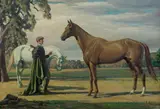 Daryl Lindsay, Phar Lap, Australia's Greatest Racehorse, 1931, Oil on Canvas