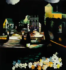 Susan Norrie, Be Seeing You (Forever Faithful), 2008, Oil & S/Print on Canvas
