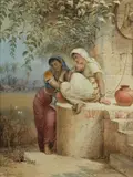 Nicholas Chevalier, Beauties by a Wall