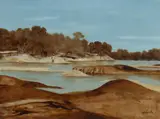 Ray Crooke, Stockman, North Queensland, Oil on Canvas
