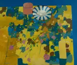 Louis James, Strewn Flowers, 1979, Oil on Board