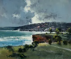 Herman Pekel, Approaching Storm, Coogee, 2016, Oil on Canvas