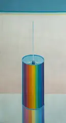 Roderick Malcolm Shaw, Shrine on the Salt Pan, 1973, Acrylic on Canvas