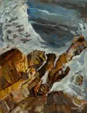 Judy Cassab, Looking Down at the Sea, Byron Bay [N.S.W.]
