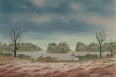 Jack Absalom, Coopers Creek, 1994, Oil on Canvas