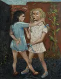 James Cant, The Dispute, 1951, Oil on Canvas