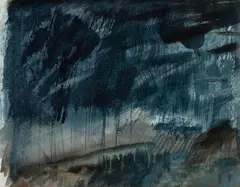 Jonathan Throsby, Landscape, 1984, Ink & Wash