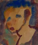 Danila Vassilieff, Street Urchin (Glimpses in Wartime)' 1943/4, W/Clr & Gouache