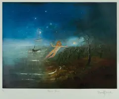 David Boyd, Flinders Ghost, 2009, Multi-plate Colour Etching 27/45