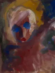 [Person] in the Street (Glimpses in Wartime)' 1943/4 by Danila Vassilieff, W/Clr & Gouache, sold May 2024