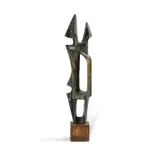 Alan Ingham, Figure Study, Bronze on Wooden Base
