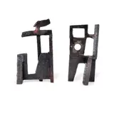 Paul Bacon, (2), Patinated/Oiled Steel (2)