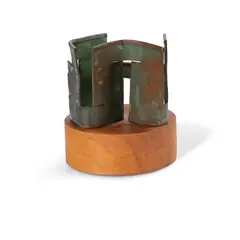 Study for Paradeigma by Paul Selwood, 2011, Bronze on Huon Pine Base, sold May 2024