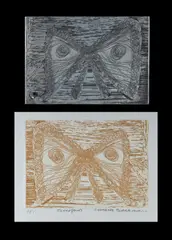 (2) by Charles Blackman, Original Zinc Etching Plate & Original Etching AP3 (2), sold May 2024