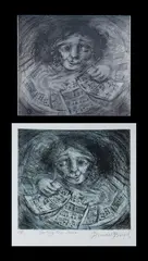 David Boyd, (2), Original Zinc Etching Plate & Original Etching P/P (2)
