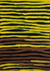 Body Painting by Minnie Pwerle, Acrylic on Linen, sold May 2024