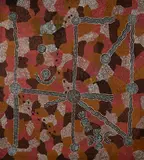 Maxie Tjampitjinpa, Untitled, 1980s, Acrylic on Linen