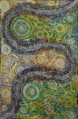 Barbara Weir, My Mothers Country, 2013, Acrylic on Belgian Linen