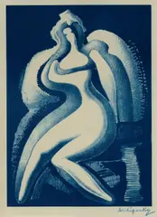 Coquette by Alexander Archipenko, 1950, Lithograph (ed. of 150), sold May 2024