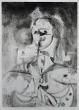 George Condo, More Sketches of Spain - For Miles Davis #7, 1991, Etching & Aquatint 28/40