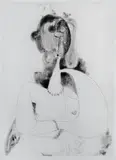 George Condo, More Sketches of Spain - For Miles Davis #8, 1991, Etching & Aquatint 27/40