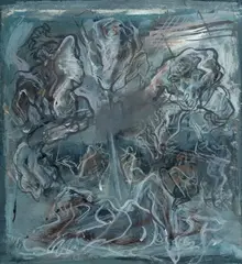 William Dobell, Abstract Landscape, Gouache