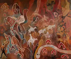 Uluru - Ayers Rock by Reinis Zusters, Oil on Canvas, offered Apr 2024