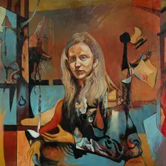 Laura Zusters, Daughter by Reinis Zusters, 1999, Oil on Canvas, sold Apr 2024