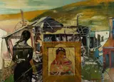 Reinis Zusters, End of the Dream, Oil on Board