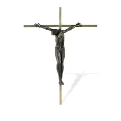 Crucifixion by Nickolaus Seffrin, Metal Sculpture, sold Apr 2024