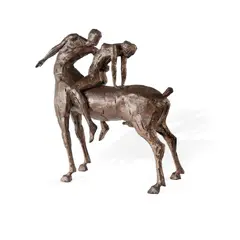 Nickolaus Seffrin, Fable, Steel with Applied Bronze Finish